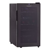 CAVA DE VINOS VONDOM T18 18 BOTELLAS NEGRA