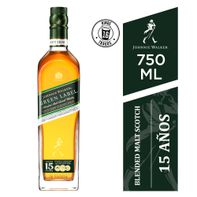 WHISKY JOHNNIE WALKER GREEN LABEL 750cc