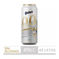 CERVEZA QUILMES 0.0 SIN ALCOHOL LATA 473ML